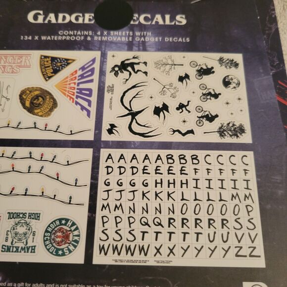 Netflix Stranger Things Gadget Decals Stickers Computers Phones Tablets Laptop - Picture 3 of 4